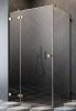 Radaway Essenza Pro Gold Kdj kabina 120x70cm lewa złoty połysk/szkło przejrzyste 10097120-09-01L/10098070-01-01